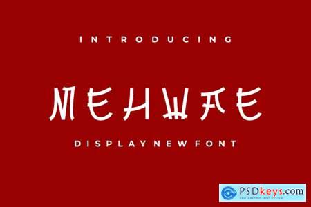 MEHWAE Font