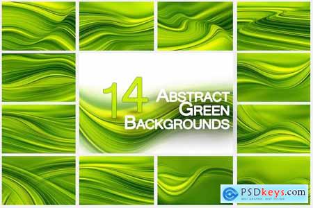Green Striped Backgrounds