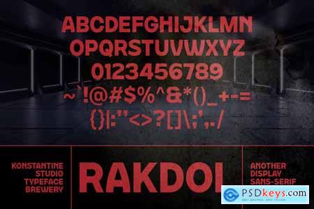 Rakdol - Display Sans Serif Fonts