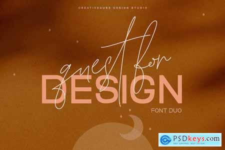 Quest for Design Font Duo
