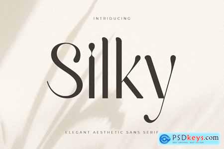 Silky - Elegant Aesthetic Sans Serif