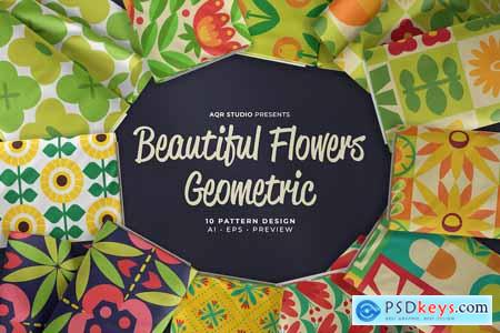 Beautiful Flowers - Seamless Pattern