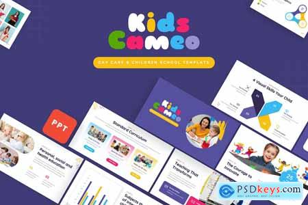 Kids Cameo - Day Care Powerpoint Template