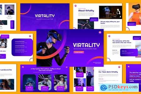 Metaverse and Virtual Reality Powerpoint Template