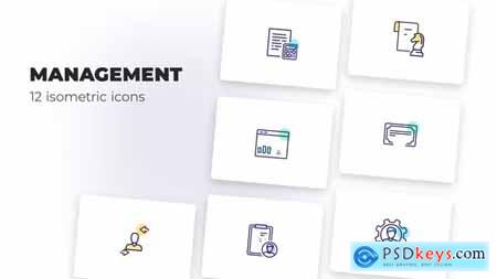 Management - utline Icons 39490641