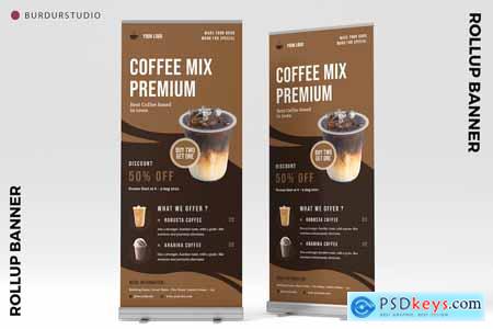 Coffee Mix Promotion - Roll Up Banner