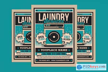 Laundry Service Promotion Flyer