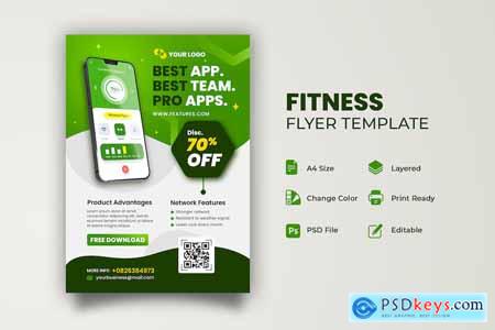 Fitness App Flyer