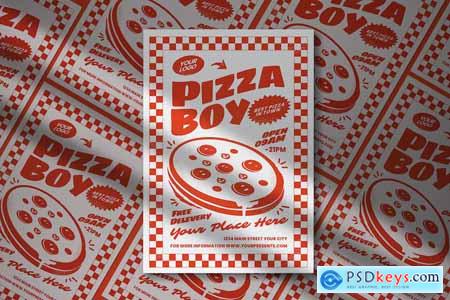Pizza Boy Promotion Flyer