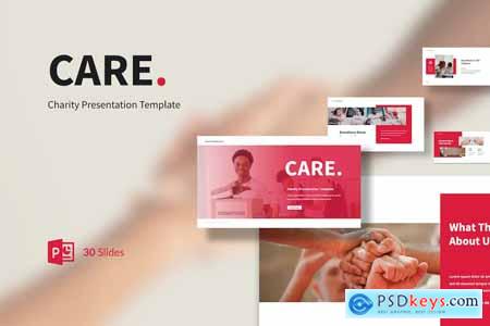 Care - Charity Presentation Template Powerpoint