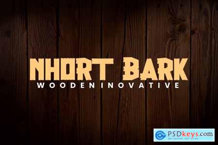 Nhort Bark - Display Font