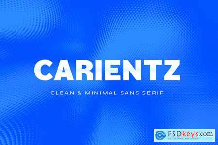Carientz - Modern Minimal Bold Sans Serif Font