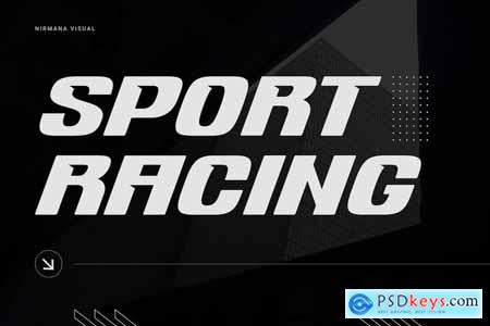 Sport Racing - Logo font