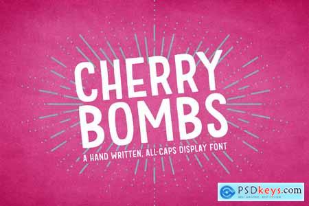 Cherry Bombs Display Font