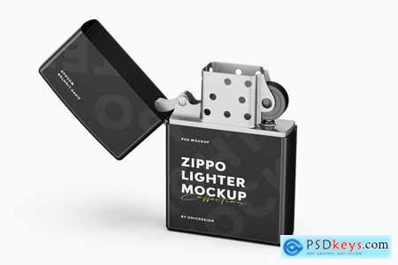 Zippo Lighter Mockup