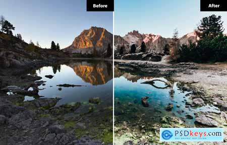 6 Dolomites Lightroom and Photoshop Presets