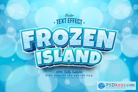 Frozen Island Text Effect