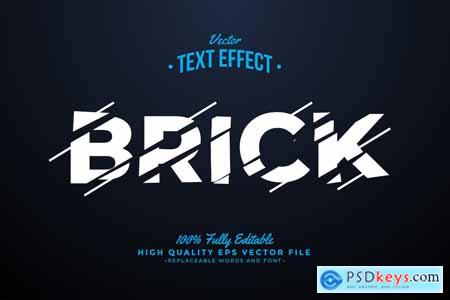 Brick Glitch Text Effect