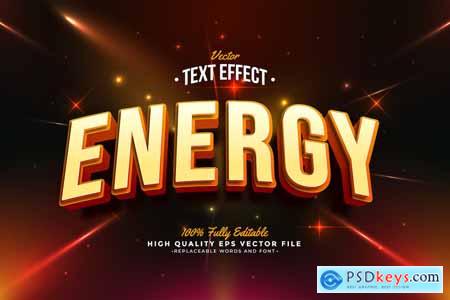 Energy Text Effect