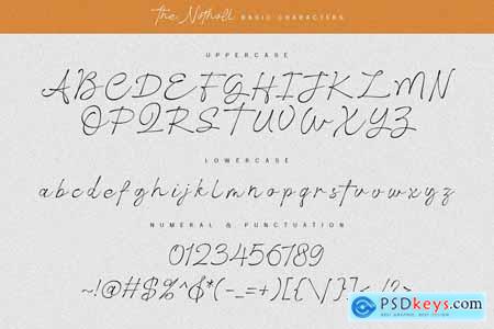 The Notholl Script font