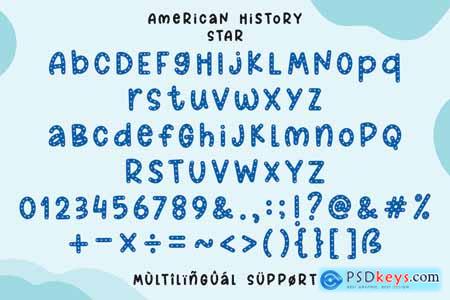 AmericaN History - Quirky Font Trio