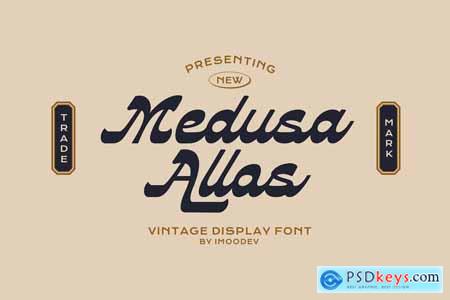 Medusa Allos - Vintage Display Font
