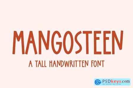 Mangosteen - Tall Handwritten Font