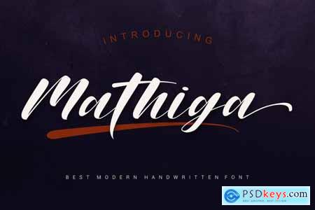 Mathiga Font