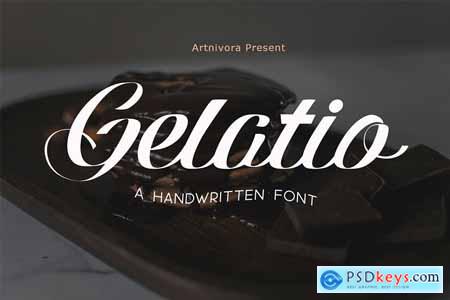 Gelatio - Script Font