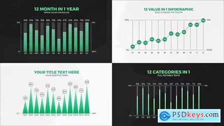 12 Value Infographic Charts - Premiere Pro 39591364