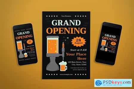 Grand Opening Bar Flyer & Instagram Post