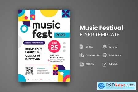Music Festival Event Flyer