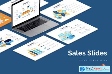 Business Sales Slides PowerPoint Infographics