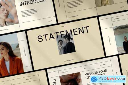 Statement - Powerpoint Presentation Template