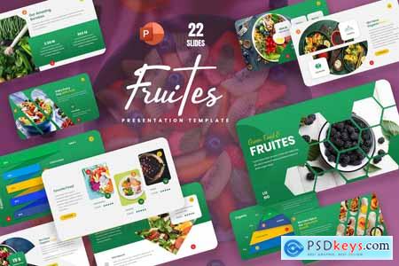Fruites Organic Food PowerPoint Presentation