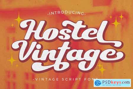 Hostel Vintage - Vintage Script Font