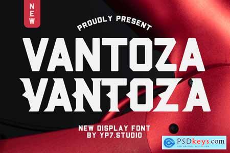 Vantoza Modern Display Font