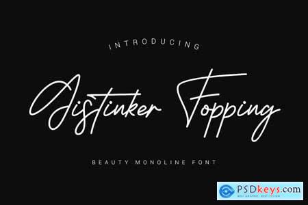 Gistinker Fopping Font