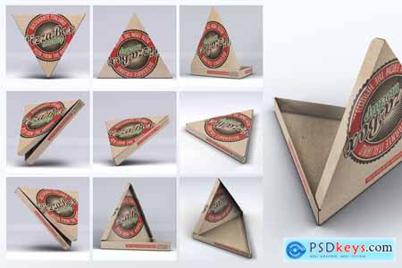 Cardboard Triangle Pizza Box