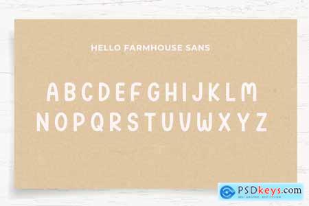 Hello Framhouse Duo Font Script And Sans Serif ALD