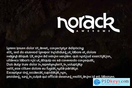 Norack - Display Font
