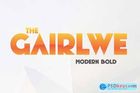 Gairlwe - Bold Font