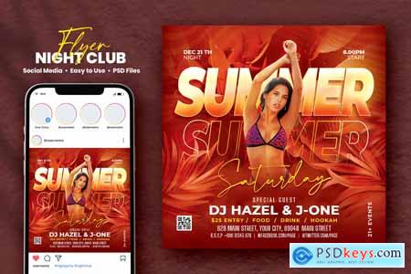 Summer Party Flyer - Hazel
