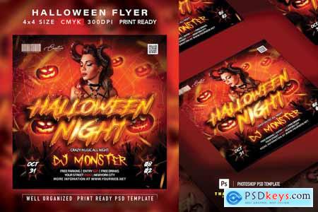 Halloween Party Flyer CZJ8T5W