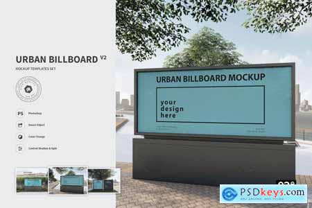 Urban Billboard Vol.02 - Mockup Template VR