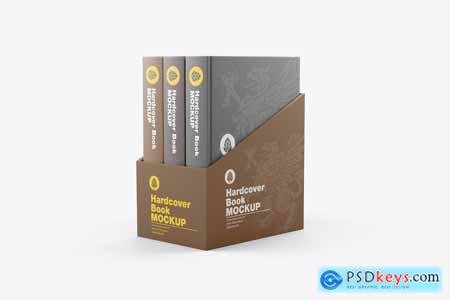 Set Hardcover Book Mockup