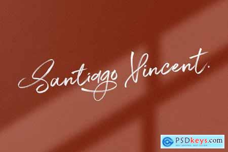 Santiago Vincent SVG Font