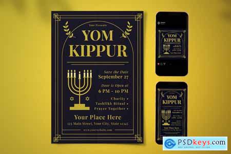 Yom Kippur Flyer Set