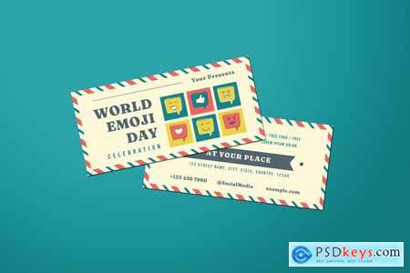 World Emoji Day DL Flyer