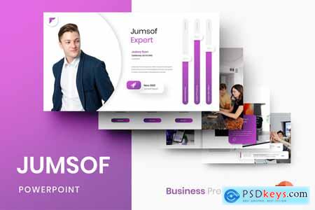 Jumsof  Business PowerPoint Template